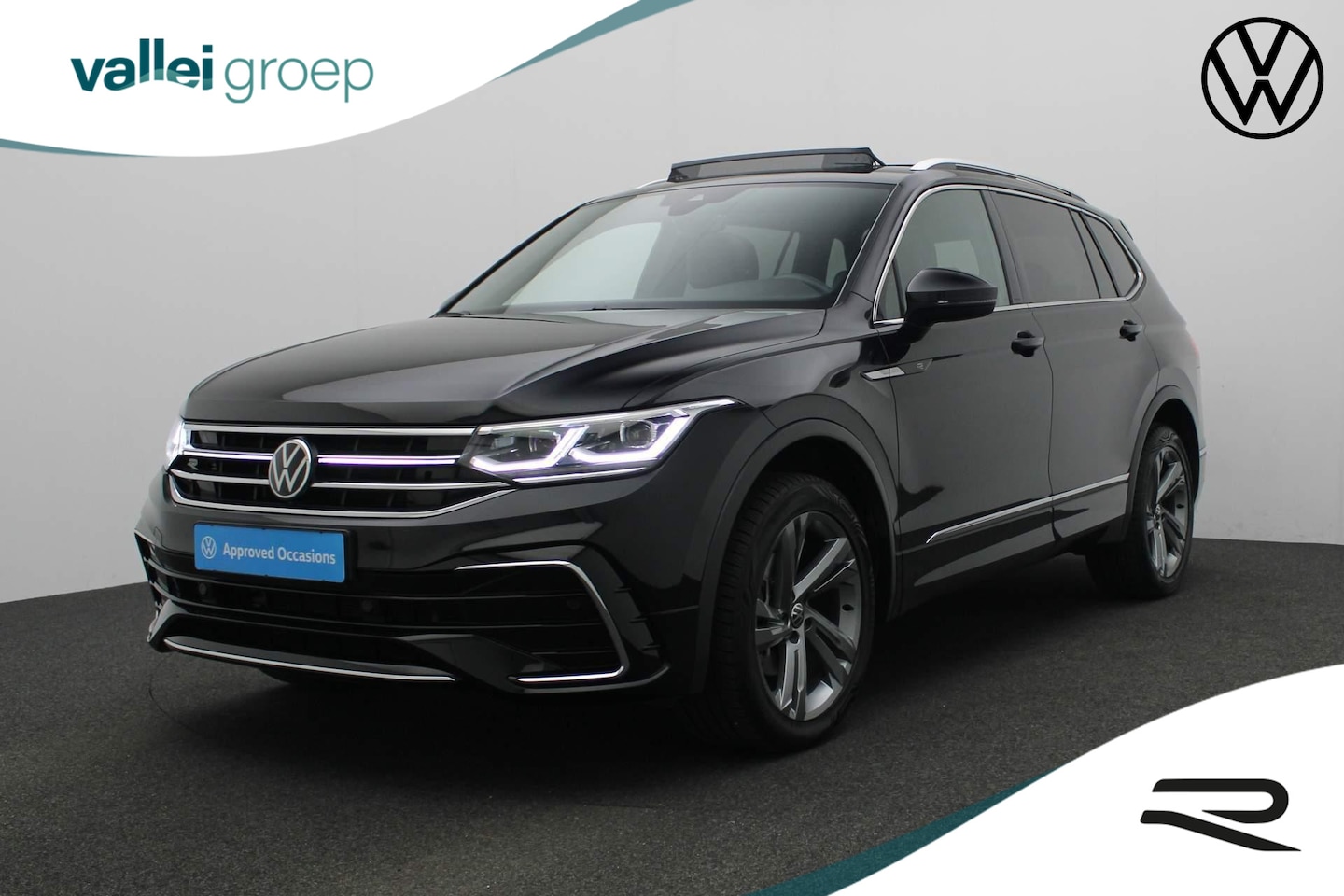 Volkswagen Tiguan Allspace - 7 pers. 1.5 TSI 150PK DSG R-Line | Pano | Trekhaak | Stoelverwarming | Parkeersensoren voo - AutoWereld.nl