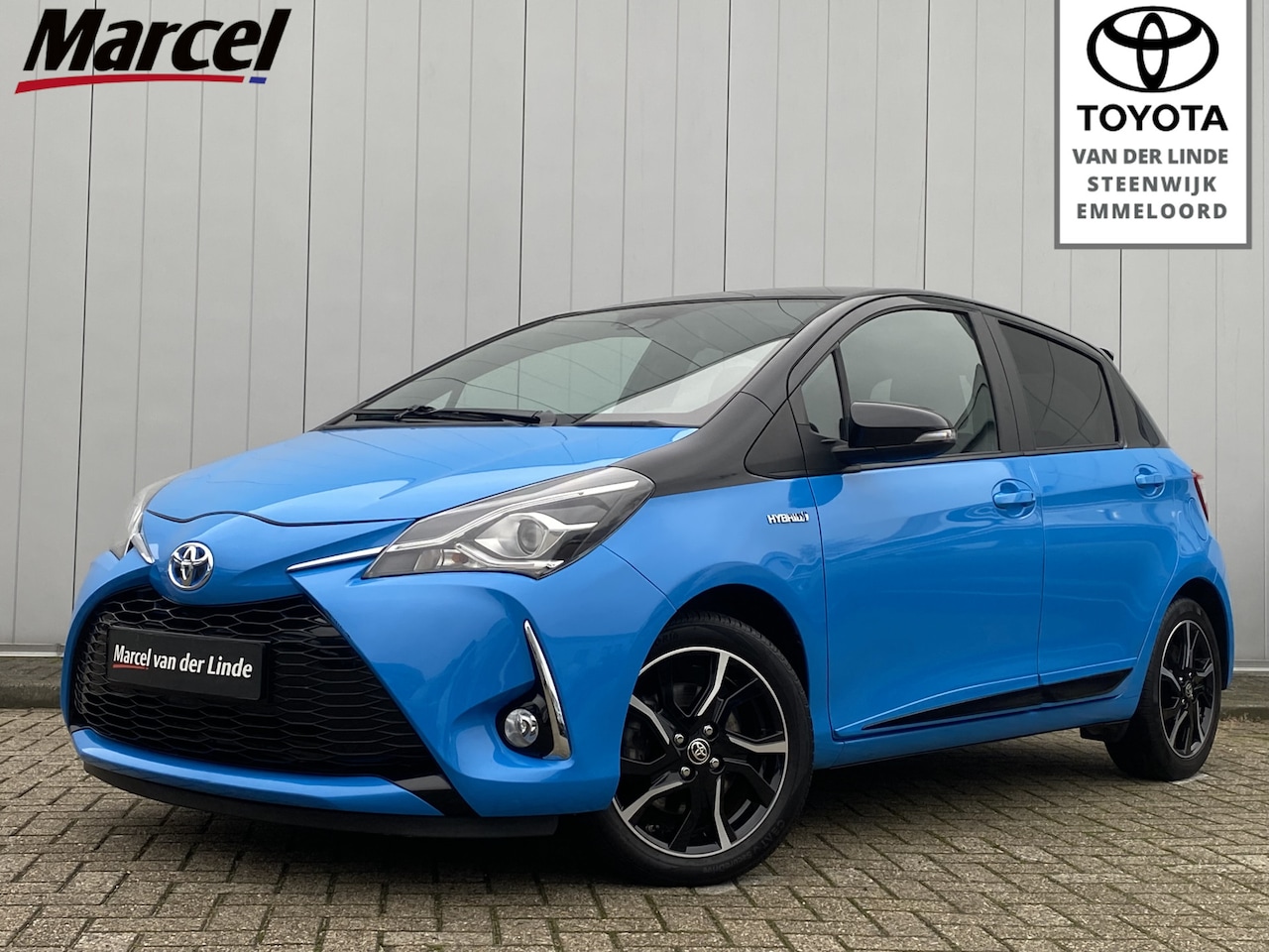 Toyota Yaris - 1.5 Hybrid Bi-Tone Plus Panorama Dak Stoel Verwarming Dealer onderhouden Navi Clima Cruise - AutoWereld.nl