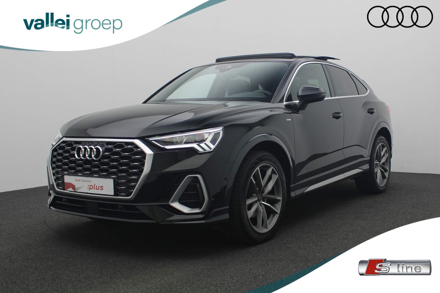 Audi Q3 Sportback - 35 TFSI 150PK S-tronic Pro Line S / S-Line ext. | Pano | Trekhaak | B&O | Leder/alcantara - AutoWereld.nl