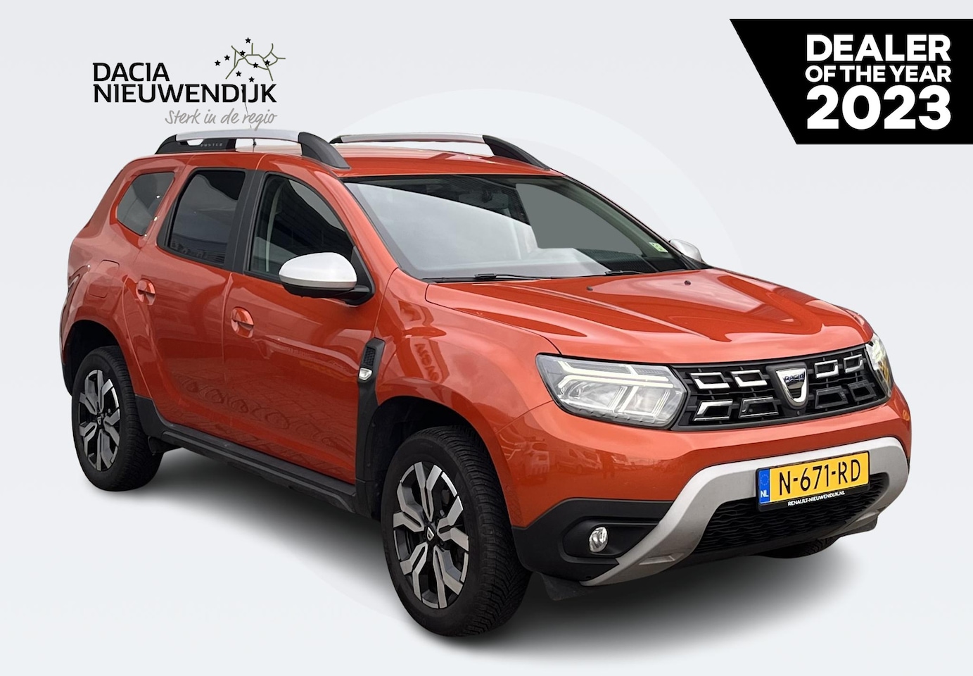 Dacia Duster - 1.3 TCe Prestige / AUTOMAAT / LEDEREN BEKLEDING MET VERWARMING / CAMERA 360 / LICHTMETAAL - AutoWereld.nl