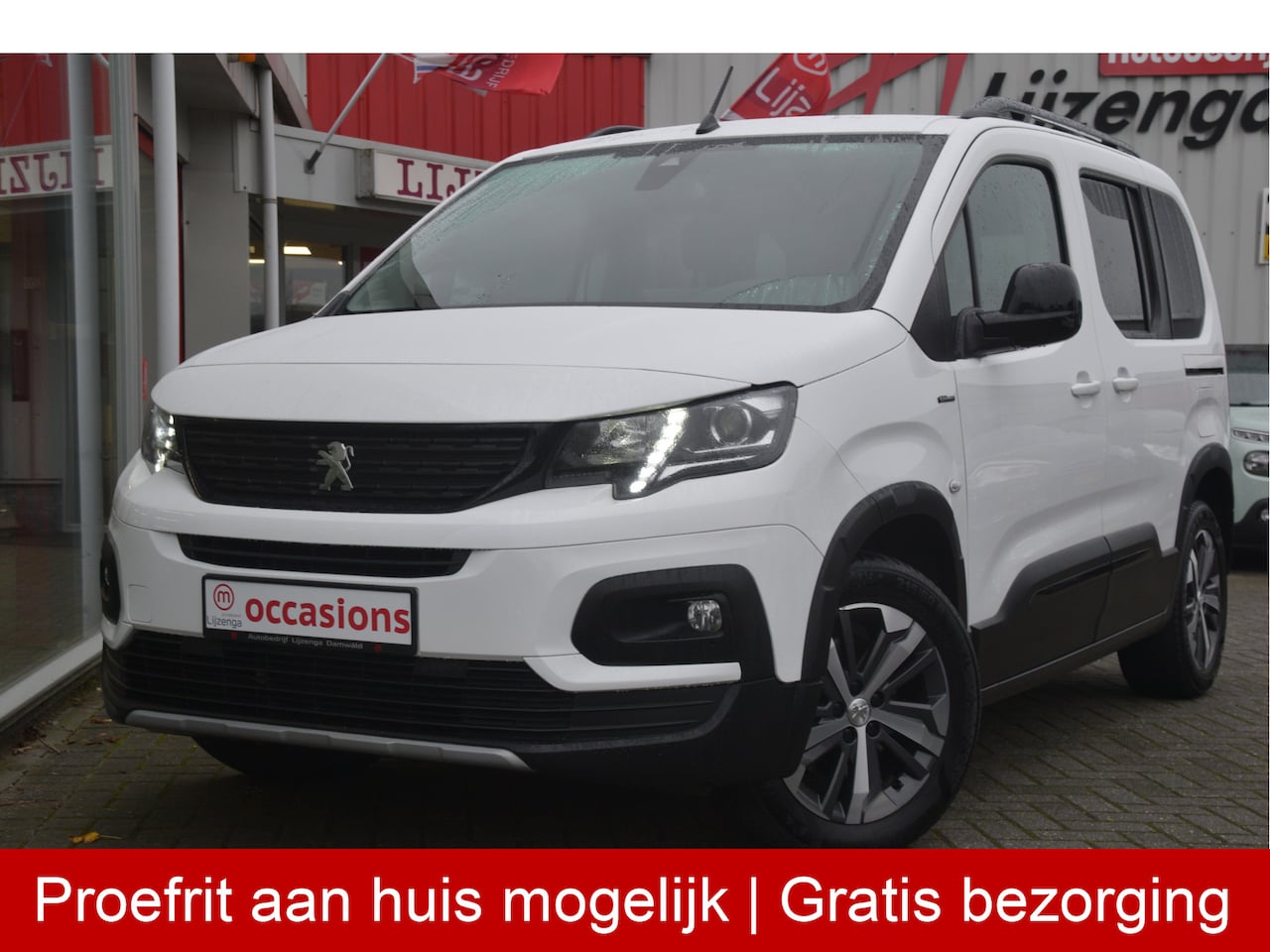 Peugeot Rifter Long - 1.2 Puretech 110PK GT-Line Carplay | PDC |  LED | AC | Keyless | LMV | Dakrails - AutoWereld.nl