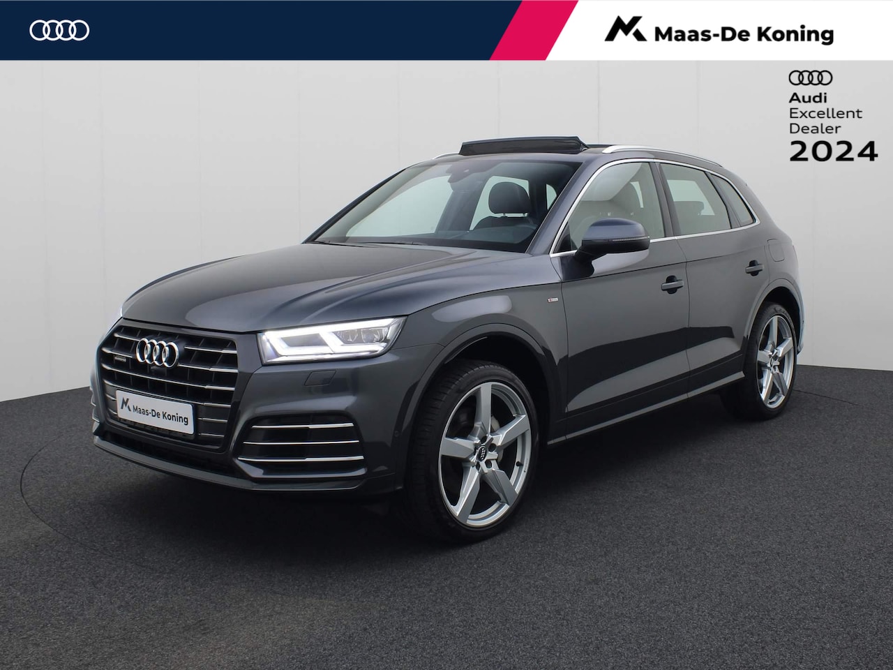 Audi Q5 - 55 TFSIe 270kW/367PK S Line · Panoramadak · Parkeersensoren + Rondom zichtcamera · Drive s - AutoWereld.nl