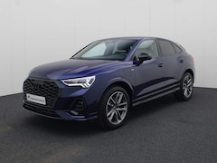 Audi Q3 Sportback - 45 TFSIe 180kW/245PK S Line · Leder/stof · Drive select · Parkeersensoren + Camera · Garan