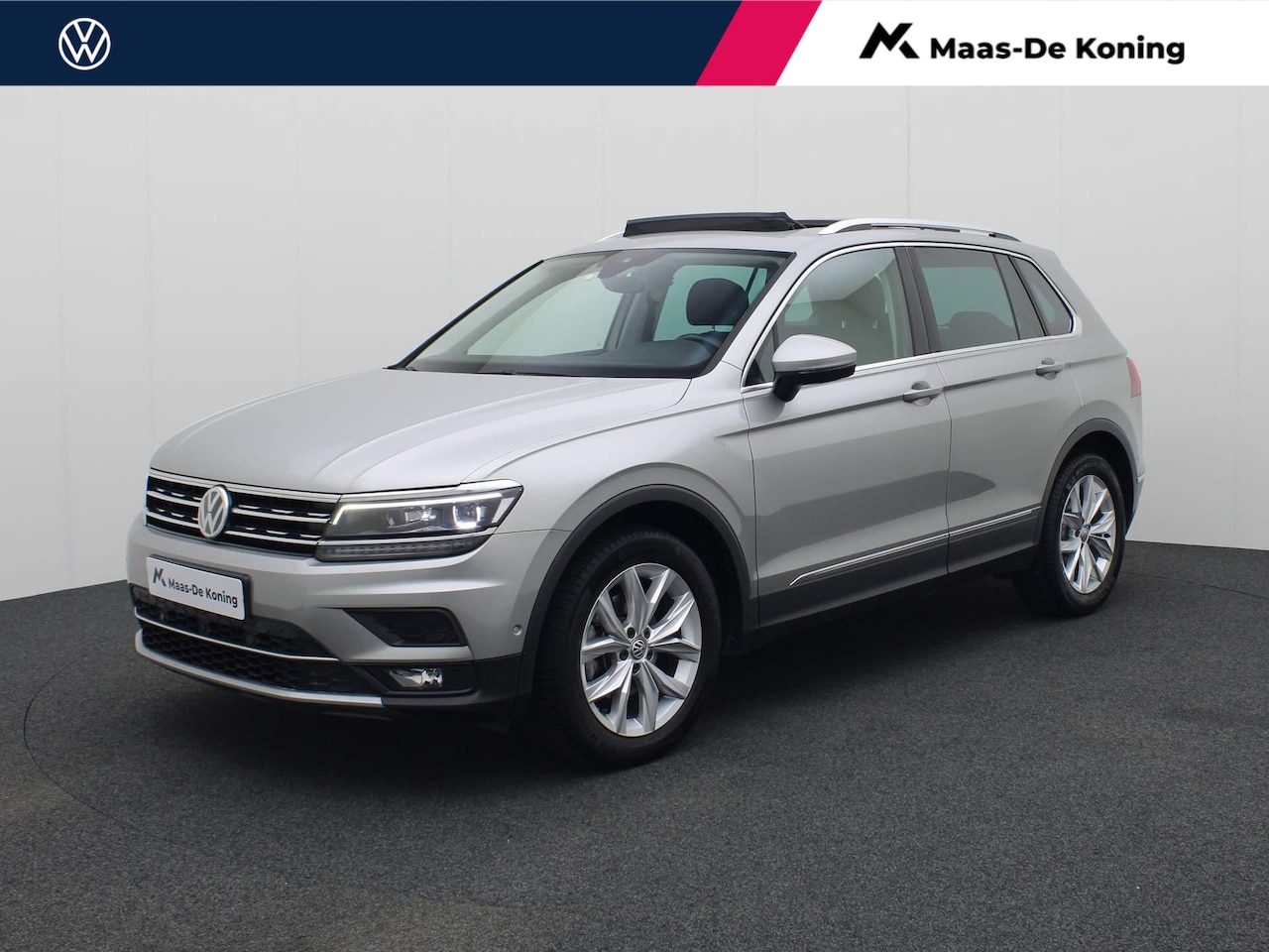 Volkswagen Tiguan - 1.4TSI/150PK ACT Highline DSG · Panoramadak · Navigatie · Parkeersensoren + rondom zichtca - AutoWereld.nl