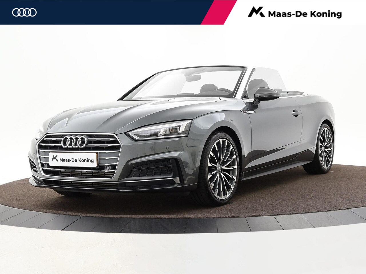 Audi A5 Cabriolet - 2.0 TFSI 190pk S-Tronic MHEV Design Pro Line Plus | Camera | Keyless | Side Assist | Apple - AutoWereld.nl