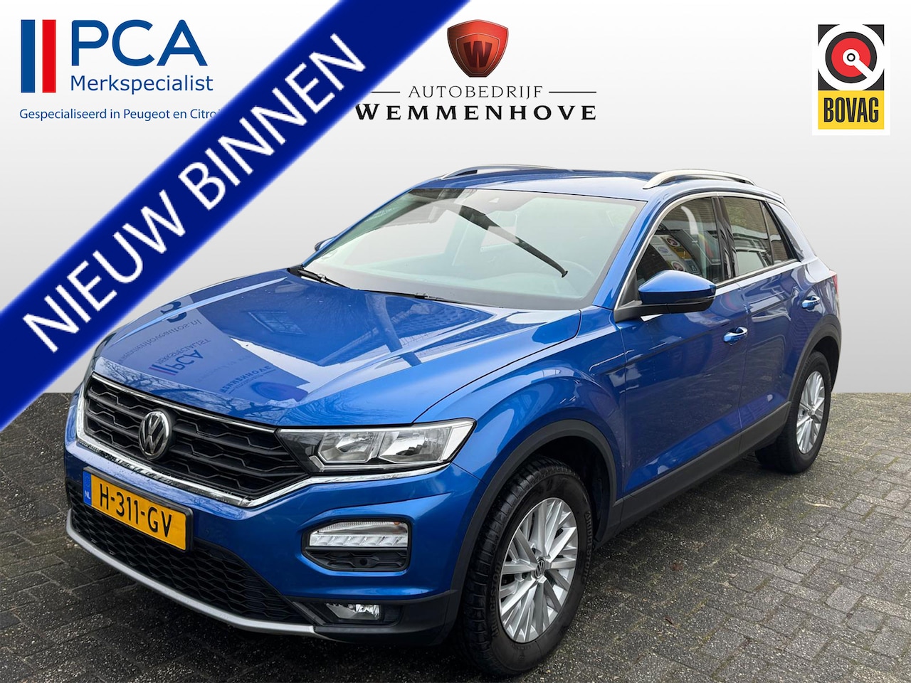 Volkswagen T-Roc - 1.5 TSI Style Business Airco/Lichtmetalen velgen/Navigatie - AutoWereld.nl