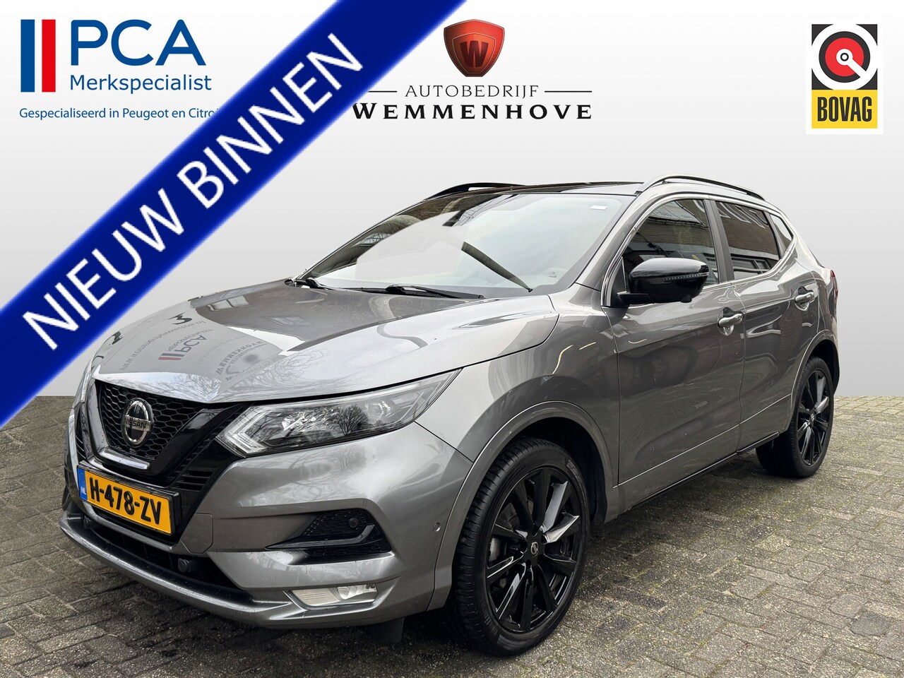 Nissan Qashqai - 1.3 DIG-T N-Tec Nieuw model/Airco/Rondom Camera/Lichtmetalen velgen - AutoWereld.nl