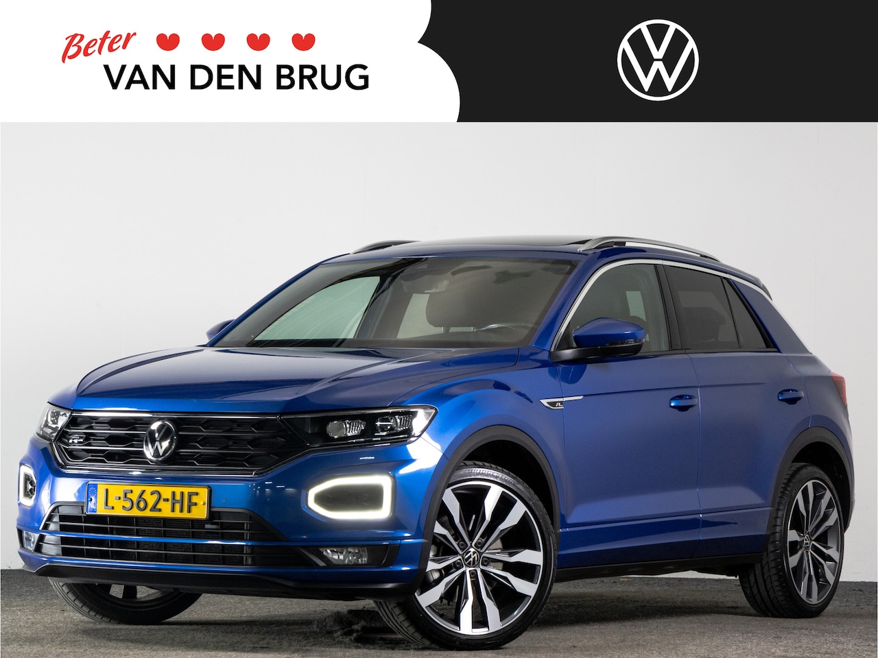 Volkswagen T-Roc - R-Line 1.5 TSI 150 pk AUTOMAAT | LED | Panoramadak | Beats | 19" | Navigatie | Adaptieve c - AutoWereld.nl