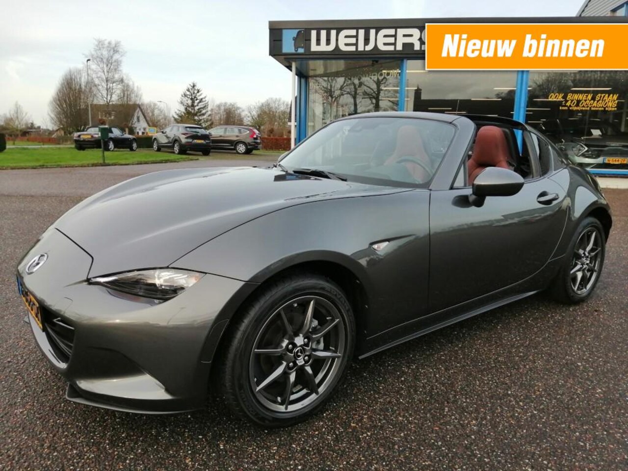 Mazda MX-5 - RF 1.5 Skyactiv-G 132 GT-M Apple Carplay, Leer, Clima, Navi - AutoWereld.nl