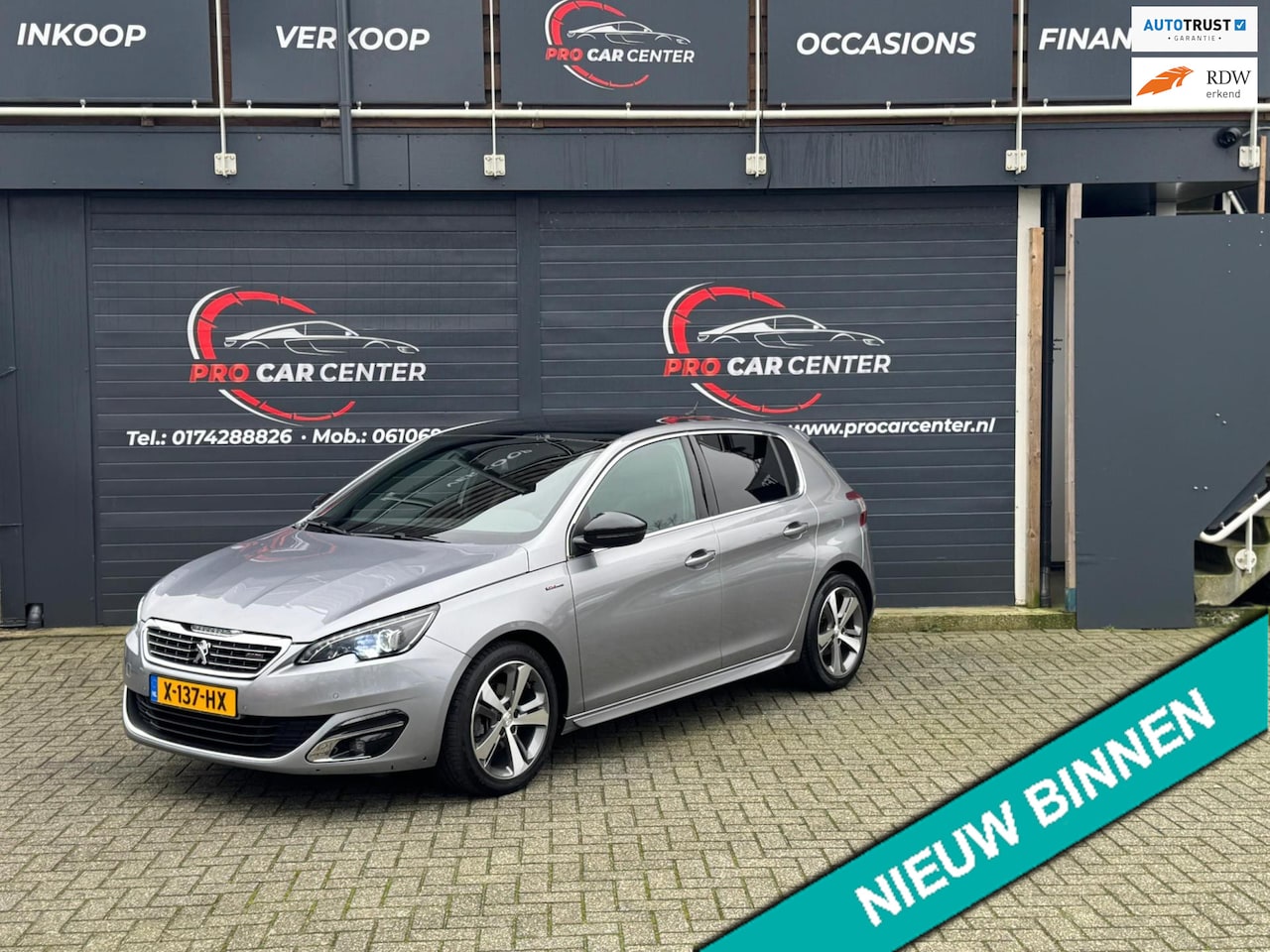 Peugeot 308 - 1.2 PureTech GT-line PANO|CLIMATE|CRUISE|CAM|PDC|EL.RAMEN|LMV|NAP|APK - AutoWereld.nl