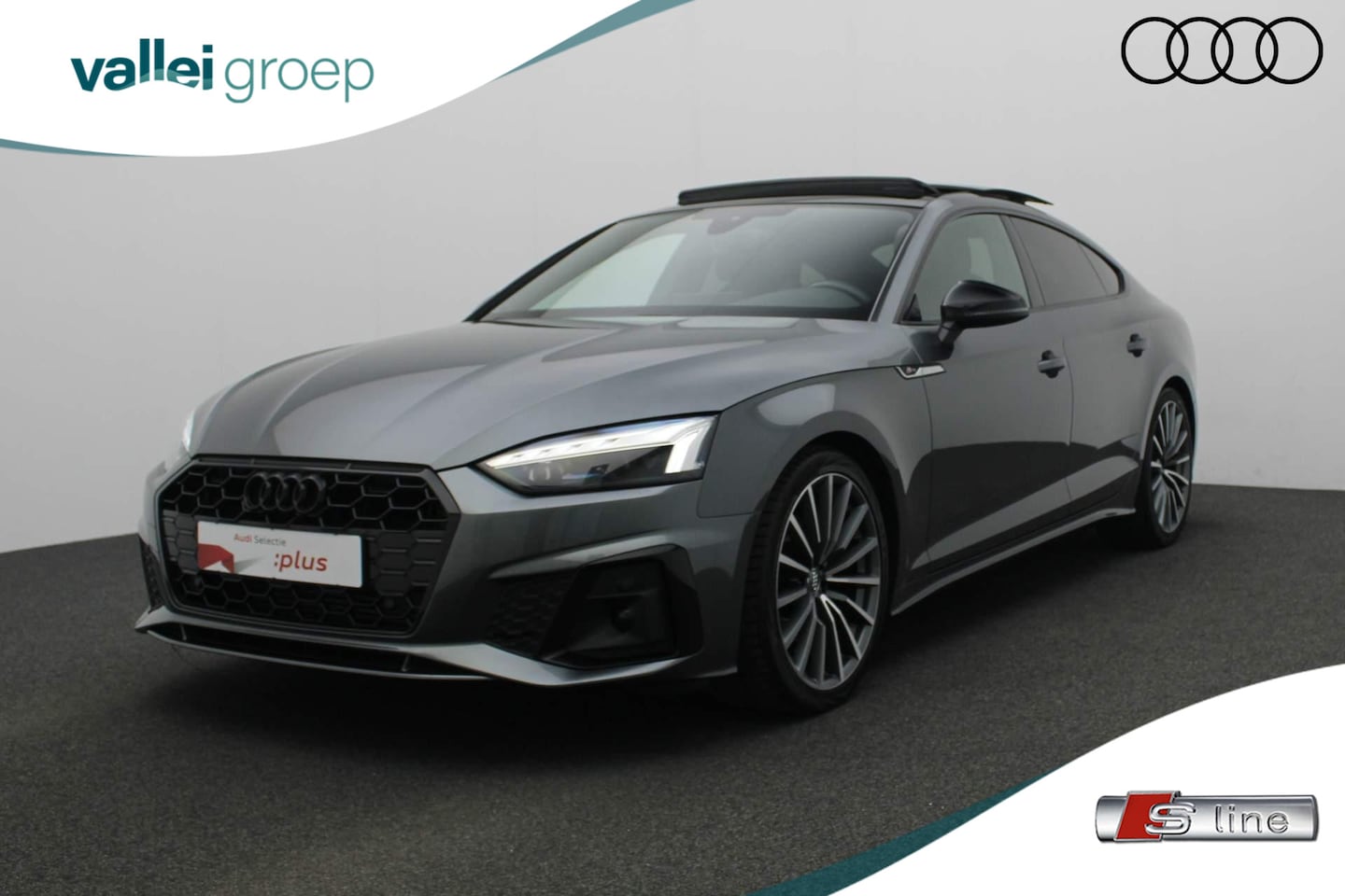 Audi A5 Sportback - 40 TFSI 190PK S-tronic Launch edition Sport / S-Line | Pano | Trekhaak | Zwart optiek | Ma - AutoWereld.nl