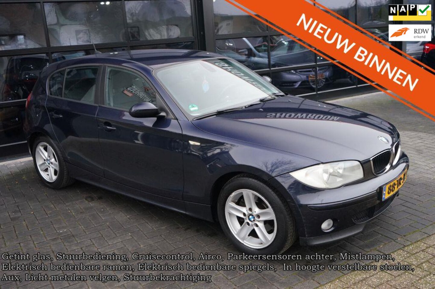 BMW 1-serie - 118i High Executive 118i High Executive, PDC, Airco, CC, Elek pakket - AutoWereld.nl