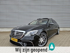 Mercedes-Benz S-klasse - AMG 63 4Matic+ Lang Premium Plus Luchtvering Massage 360 HUD ACC Masage Softclose Burmeste