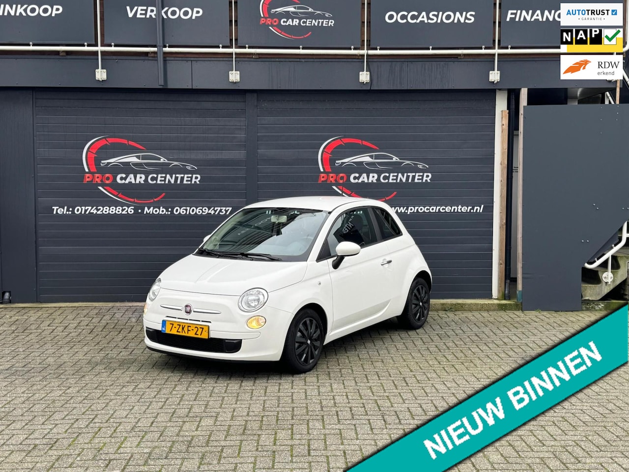 Fiat 500 - 1.0 TwinAir Pop AIRCO|CARPLAY|EL.RAMEN|NAP|APK - AutoWereld.nl