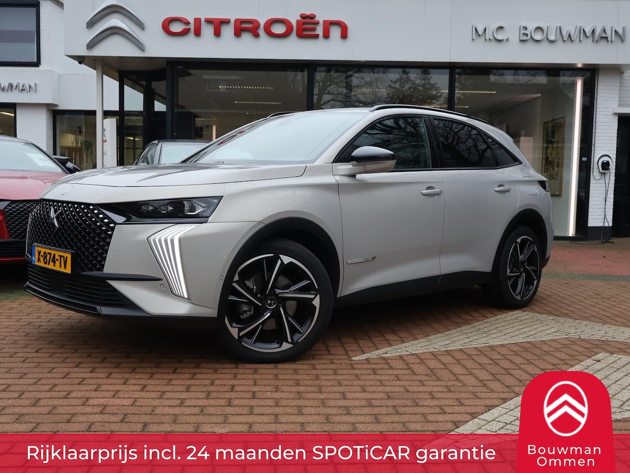 DS 7 - E-Tense Plug-in hybride 225PK eEAT8 Automaat Esprit de Voyage, Rijklaarprijs | Panoramadak - AutoWereld.nl