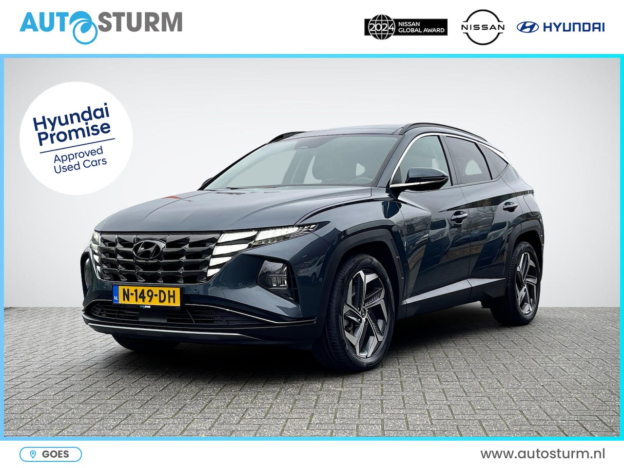 Hyundai Tucson - 1.6 T-GDI HEV Premium Sky | Panoramadak | Vol-Leder | Digitaal Instrumentenpaneel | Adapt. - AutoWereld.nl