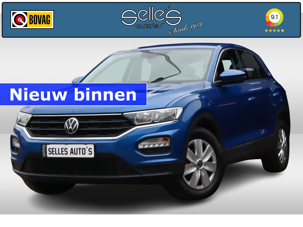 Volkswagen T-Roc - 1.0 TSI T-Roc | parkeersensoren voor/achter | Airco | 6 versnellingen - AutoWereld.nl