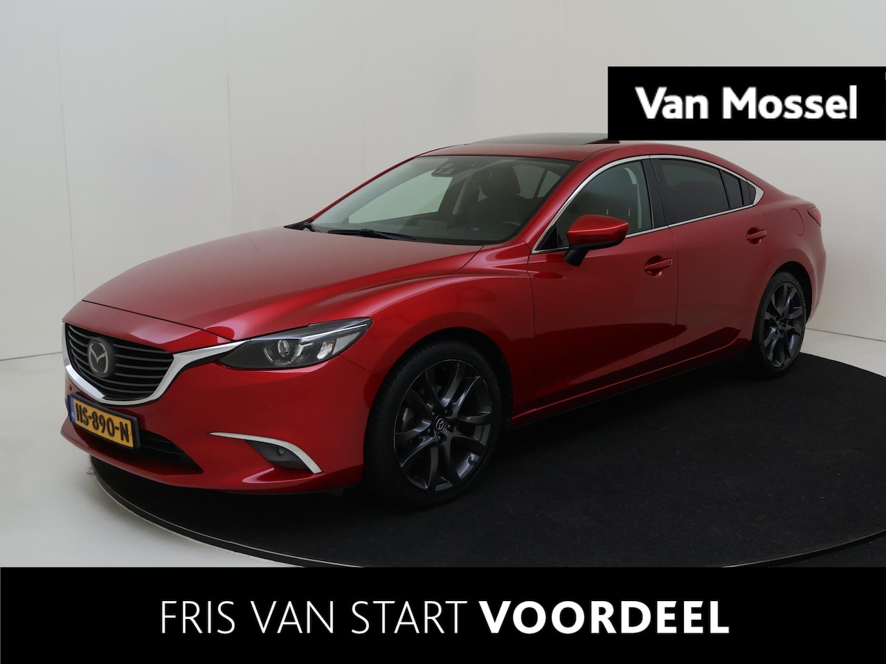 Mazda 6 - 2.5 SkyActiv-G 192 GT-M | Automaat | Schuifdak | Leder | Achteruitrijcamera | Navigatie | - AutoWereld.nl