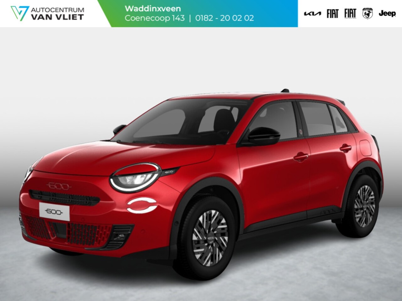 Fiat 600e - RED 54 kWh | Clima | Cruise | LED | PDC | Apple Carplay | - AutoWereld.nl