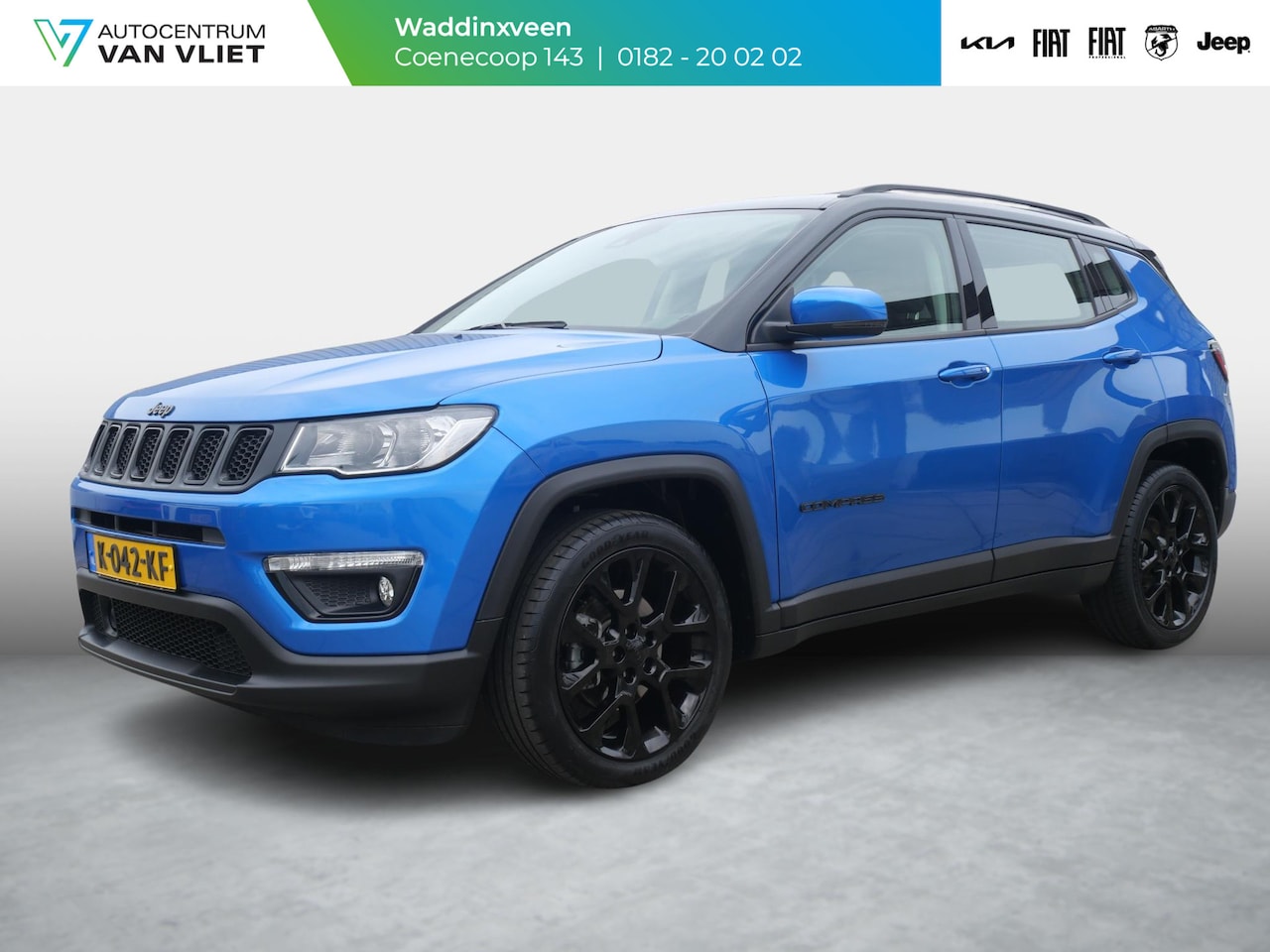 Jeep Compass - 1.3T Night Eagle Liberty Edition | Trekhaak | Clima | Navi | Carplay | Camera | PDC | 19" - AutoWereld.nl