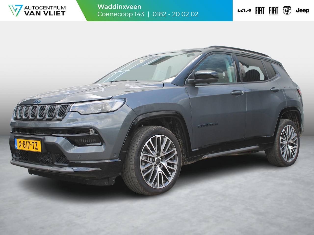 Jeep Compass - 4xe 240 Plug-in Hybrid Electric Summit | Schuif/Kanteldak | Leder | Winter Pack | 19" | Ap - AutoWereld.nl