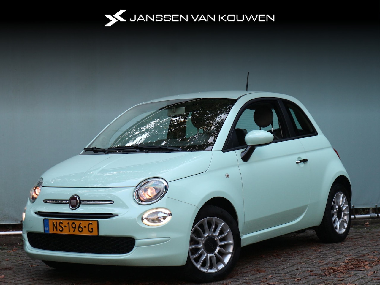 Fiat 500 - 0.9 TwinAir Turbo Popstar / Mintgroen / Lichtmetalen Velgen / Airco - AutoWereld.nl