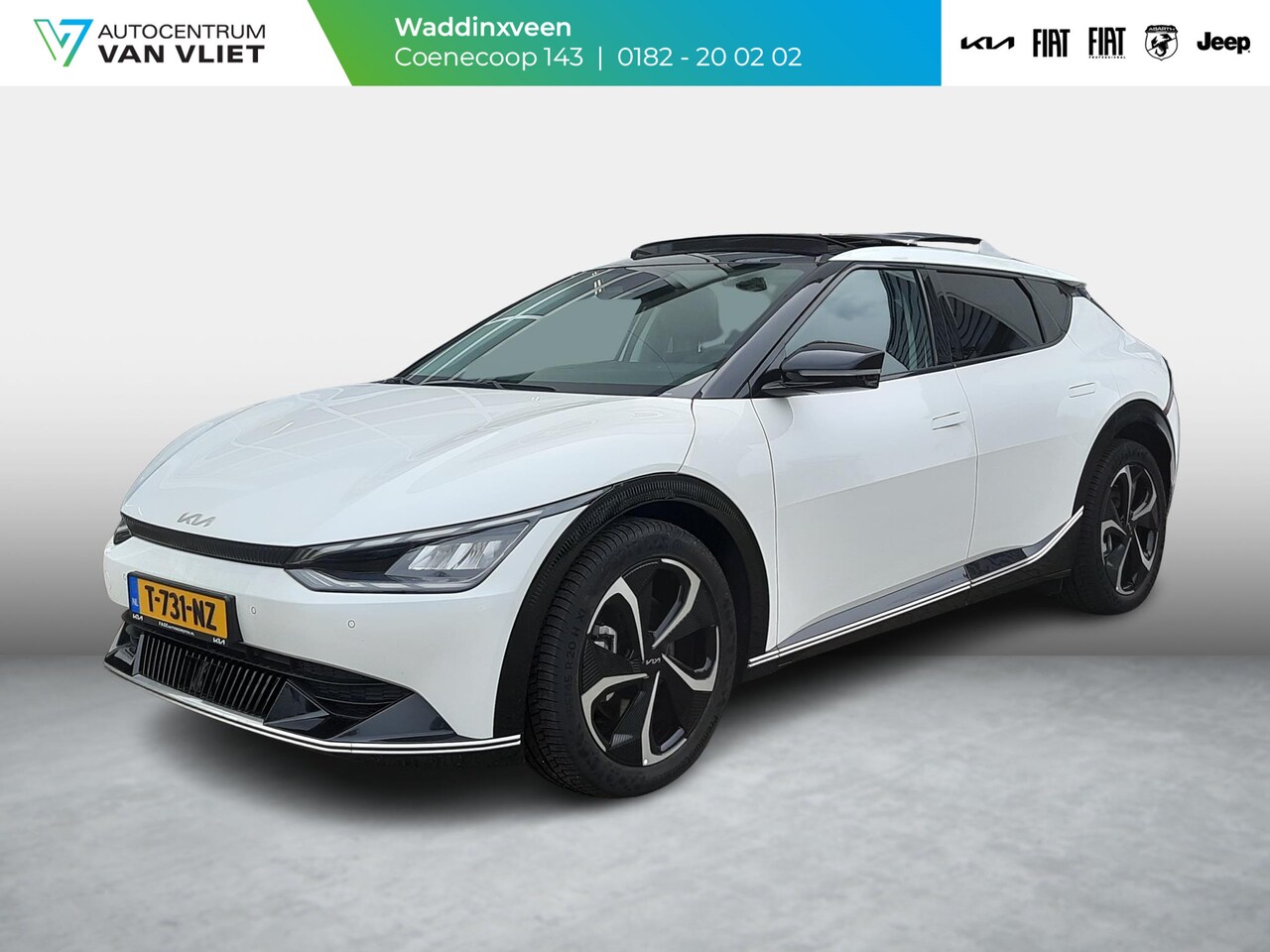 Kia EV6 - Plus Advanced 77.4 kWh | Schuif-/kanteldak | Navi | Clima | Adapt. Cruise | Carplay | 20'' - AutoWereld.nl