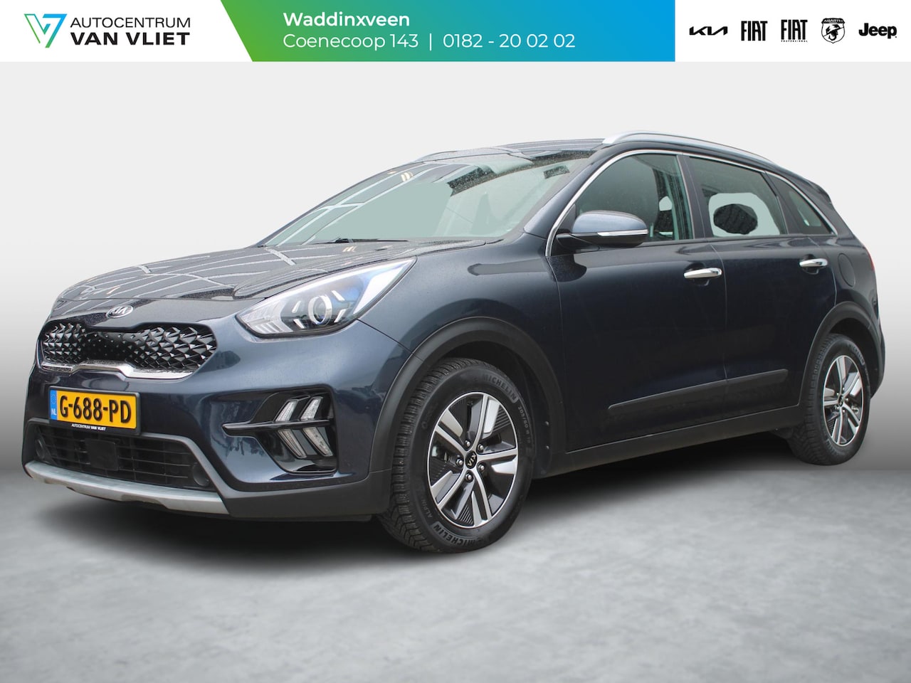 Kia Niro - 1.6 GDi Hybrid DynamicLine | Clima | Adapt. Cruise | Carplay | Navi | Camera - AutoWereld.nl