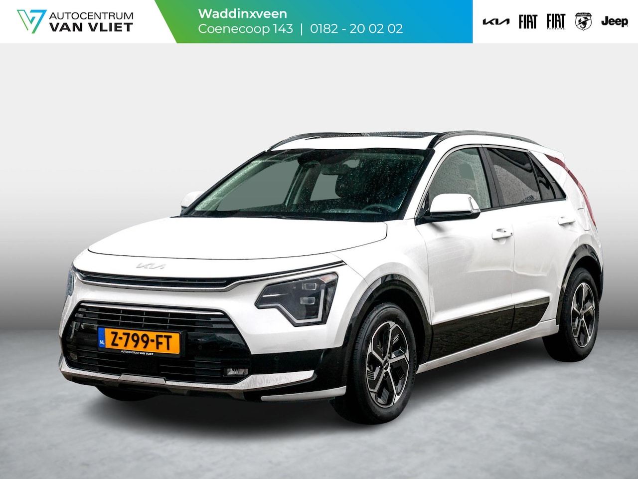 Kia Niro - 1.6 GDi Hybrid DynamicPlusLine lederen bekleding l stoel stuur verwarming l schuif kanteld - AutoWereld.nl