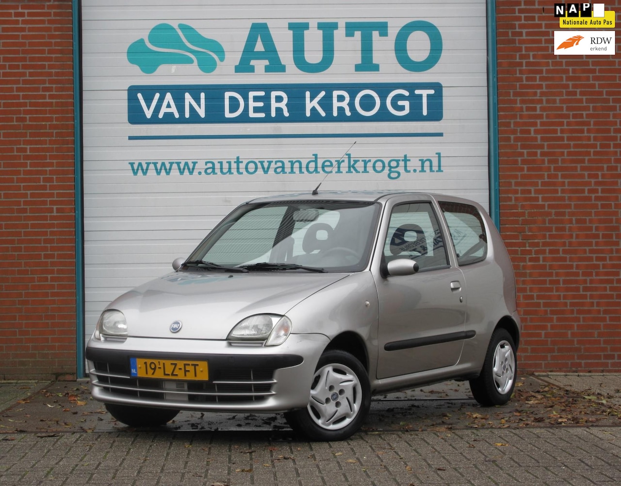 Fiat Seicento - 1.1 Sound 1.1 Sound, Stuurbekr, Airco, Nw Distr. APK 11-25 - AutoWereld.nl