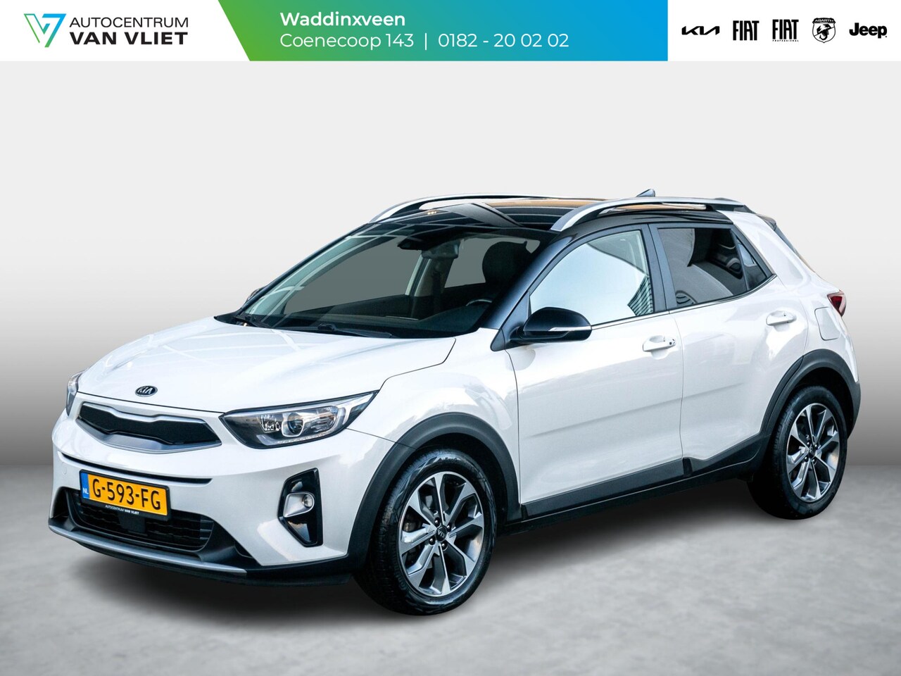 Kia Stonic - 1.0 T-GDi ExecutiveLine l Leer l Stoel en Stuur verwarming l Navigatie . - AutoWereld.nl