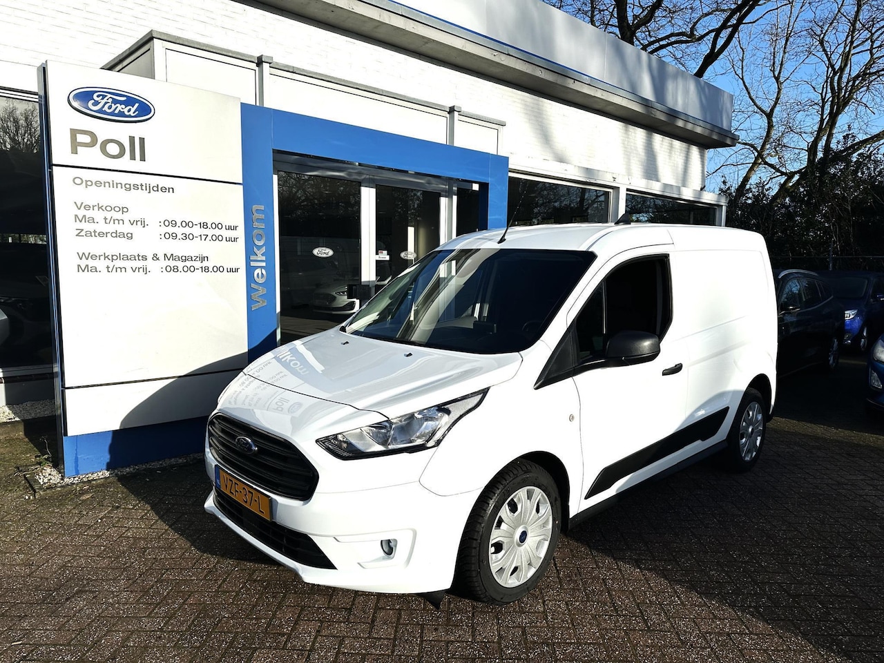 Ford Transit Connect - 1.5 EcoBlue 100pk Trend *NIEUW* Navi Camera Trekhaak Fabrieksgarantie 26-10-2025 - AutoWereld.nl