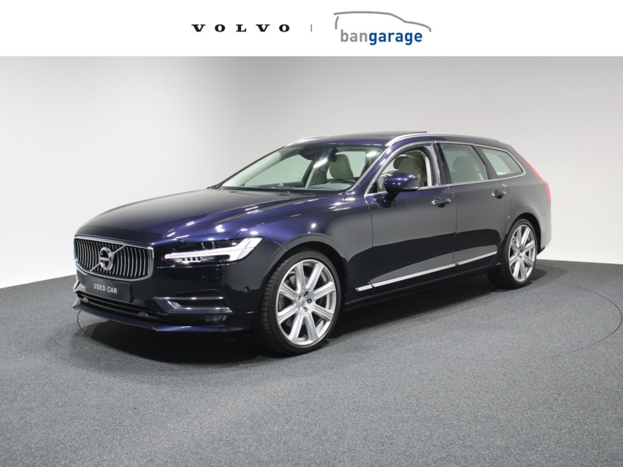 Volvo V90 - T6 AWD Inscription Soft leder SKD B&W Audio Trekhaak Park.Verw. - AutoWereld.nl