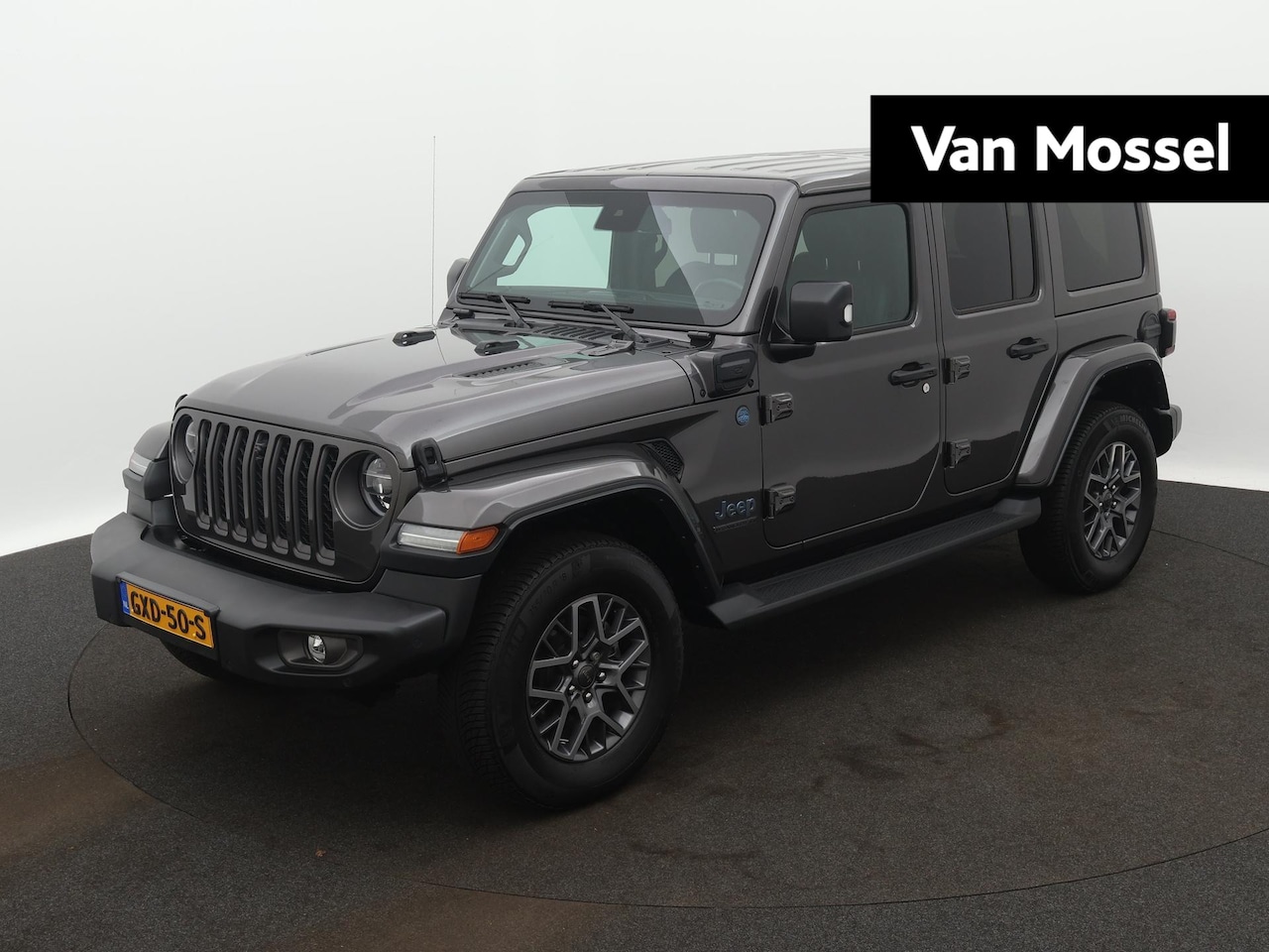 Jeep Wrangler Unlimited - 4xe 380 Sahara | Lederen Bekleding | Stoel + Stuurverwarming | Off Road Camera | Navigatie - AutoWereld.nl