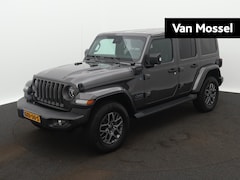 Jeep Wrangler Unlimited - 4xe 380 Sahara | Lederen Bekleding | Stoel + Stuurverwarming | Off Road Camera | Navigatie