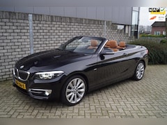 BMW 2-serie Cabrio - 220i High Executive Autom Leder Sportst Stoelverw Navi Camera Clima 2x PDC Cruise LMV 18 A