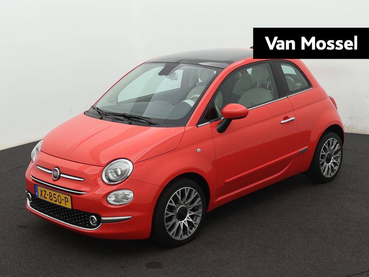 Fiat 500 - 0.9 TwinAir Turbo Lounge | Navigatie | Panorama dak| Cruise control | Parkeer sensoren - AutoWereld.nl