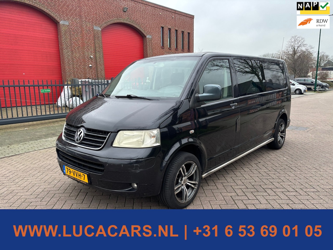 Volkswagen Transporter - 2.5 TDI 340 Trendline DC AUTOMAAT AIRCO - AutoWereld.nl