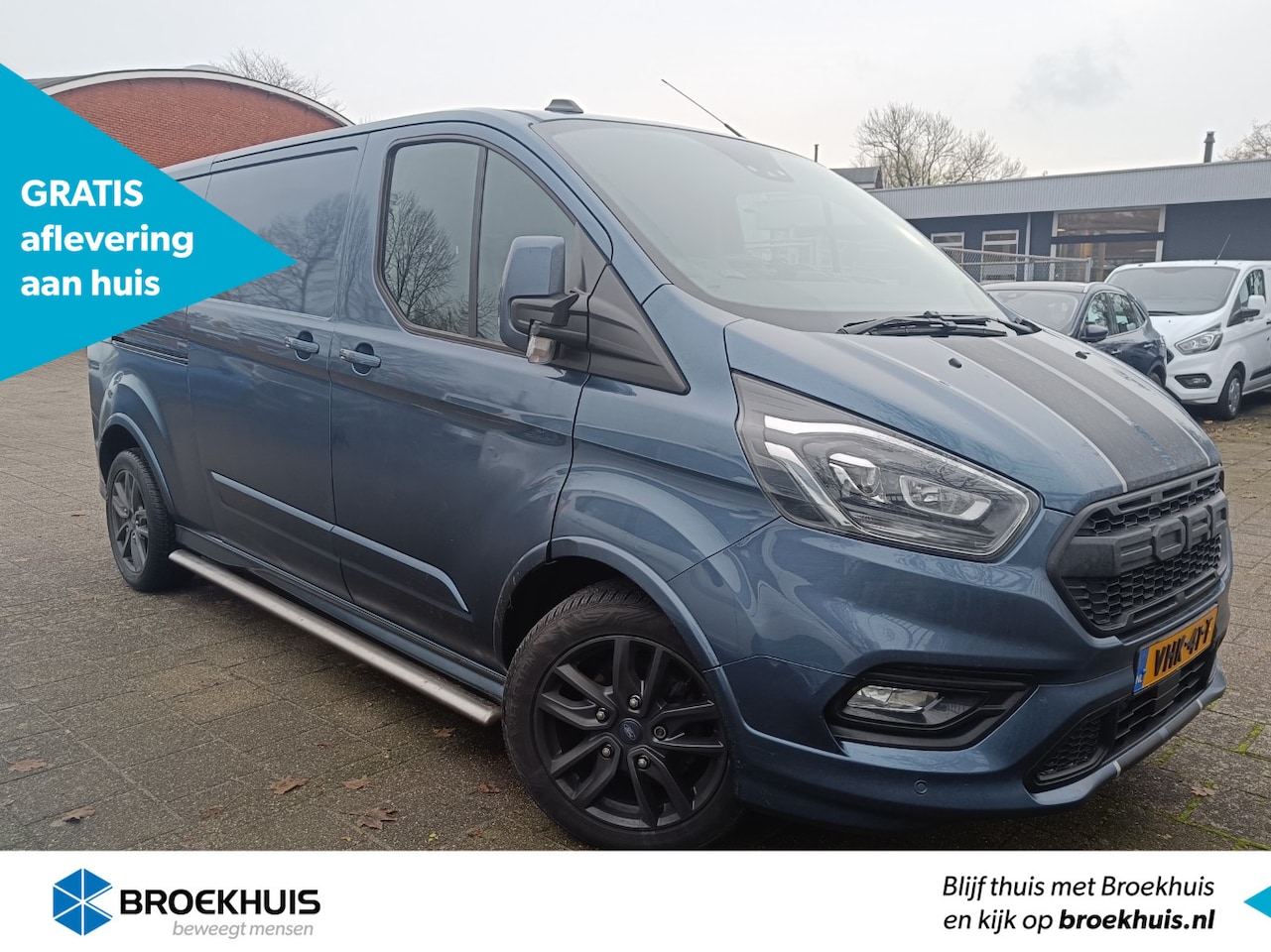 Ford Transit Custom - 290 2.0 TDCI L2H1 Sport | 185pk | Standkachel | Bi-Xenon | Camera | Navi | Sidebars | 18 I - AutoWereld.nl