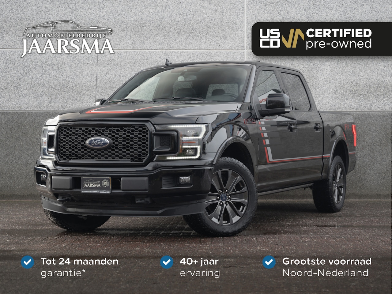 Ford F150 - USA 5.0 V8 SuperCrew Lariat Sport Special Edition 1e eigenaar |NL-auto |Stoelverwarming-ve - AutoWereld.nl