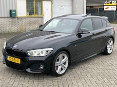 BMW 1-serie - 118i 136 PK AUT Bj 2018 High M-Sportpakket Prof Navi Schuifdak Leder Keyless Xenon Led Cam