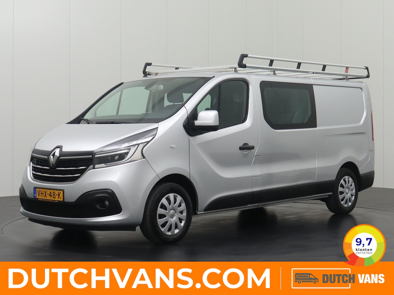 Renault Trafic - 2.0DCi 120PK Lang Dubbele Cabine | Imperiaal | Trekhaak | Navigatie | Airco | Led | Cruise - AutoWereld.nl