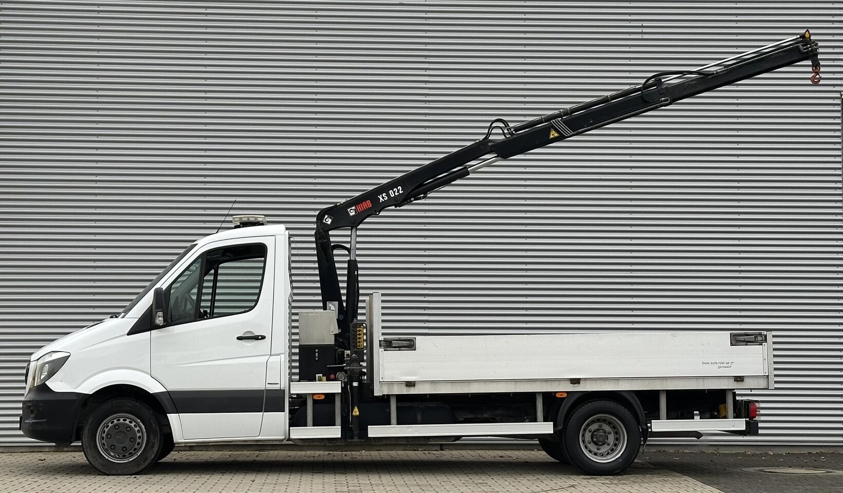 Mercedes-Benz Sprinter - 516 NGT Openlaadbak met kraan CNG Automaat - AutoWereld.nl