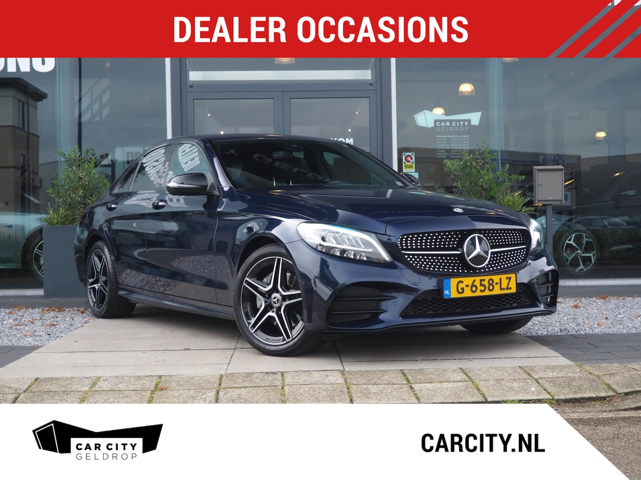 Mercedes-Benz C-klasse - 160 Business Solution AMG / Leder / Full LED / Elek. stoelen / Stoelverwarming - AutoWereld.nl