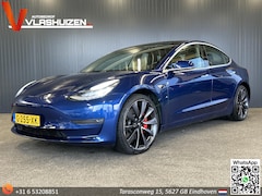 Tesla Model 3 - Performance AWD 75 kWh | € 16.450, - NETTO | Autopilot | Pano | Stoelverwarming V+A | Skai