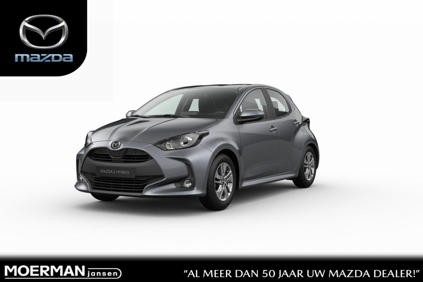 Mazda 2 Hybrid - 116 1AT Agile | 15-inch lichtmetalen velgen, Silver | 6 speakers | Achteruitrijcamera - AutoWereld.nl