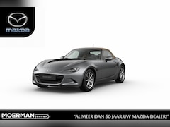 Mazda MX-5 - Roadster Skyactiv-G 132 6MT Kazari | 16-inch lichtmetalen velgen in Black Metallic (Skyact