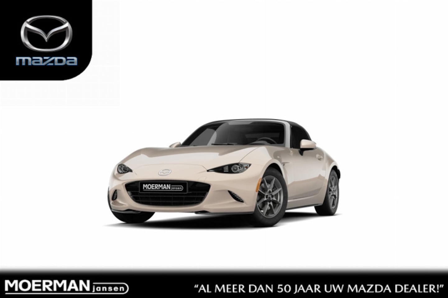 Mazda MX-5 - Roadster Skyactiv-G 132 6MT Exclusive-Line | 16-inch lichtmetalen velgen in Black Metallic - AutoWereld.nl