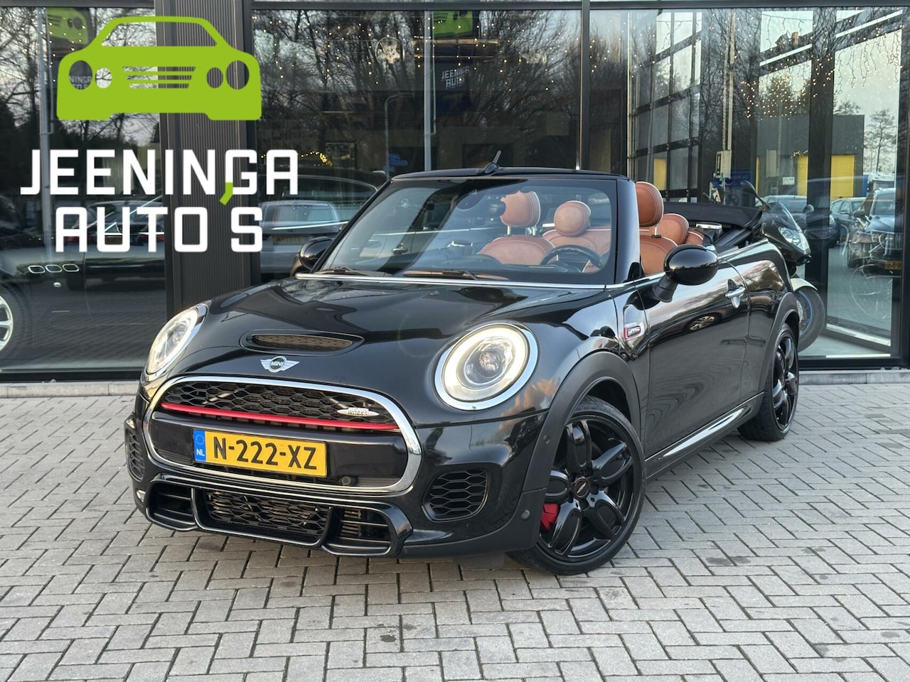 MINI Cabrio - 2.0 John Cooper Works Chili | Leder sport | Navi | - AutoWereld.nl