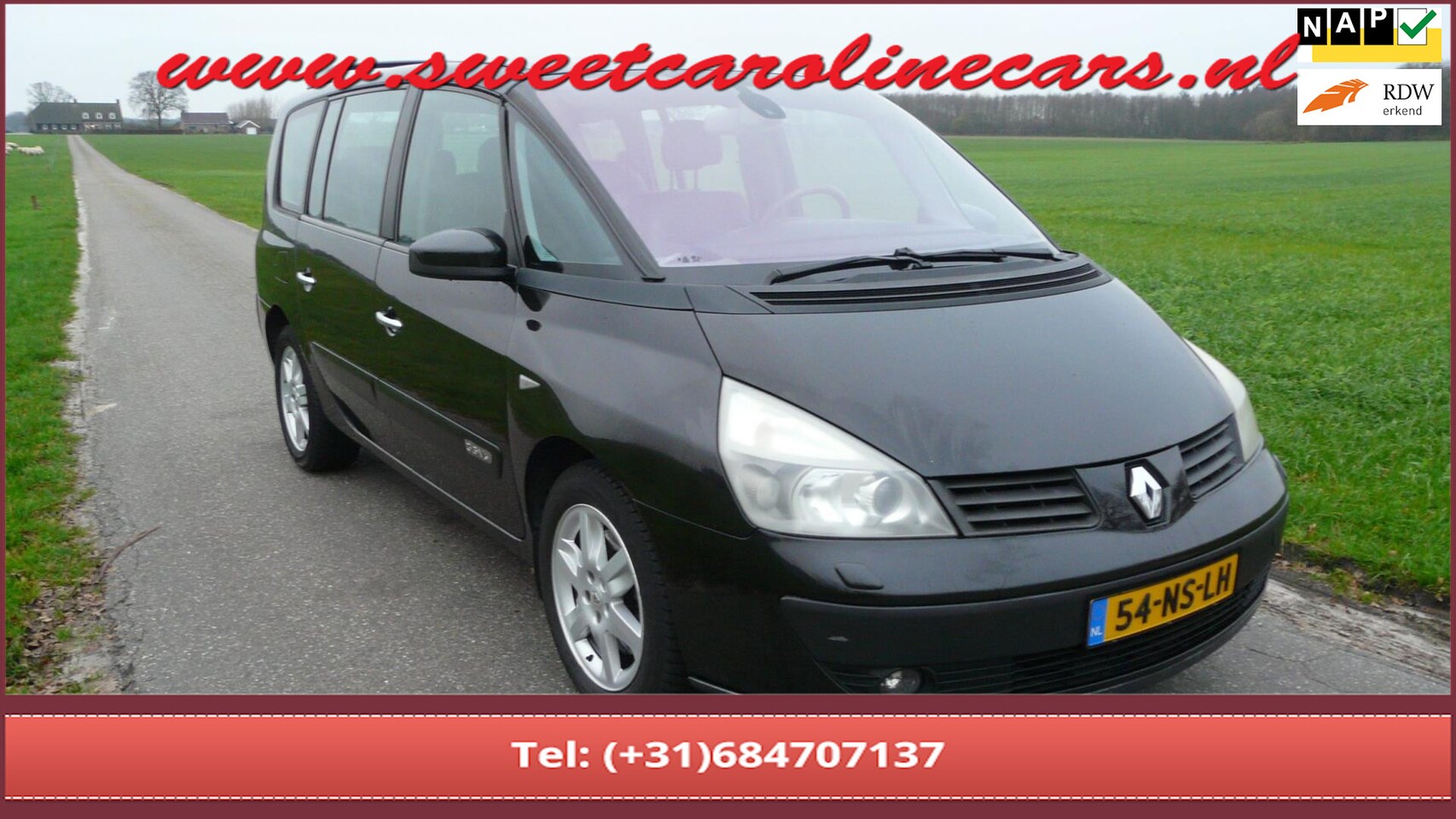 Renault Grand Espace - 3.5 V6 Initiale 3.5 V6 Initiale ,Airco.Leder,Cruise,Navi,Audio,7-persoons,Trekhaak!! - AutoWereld.nl